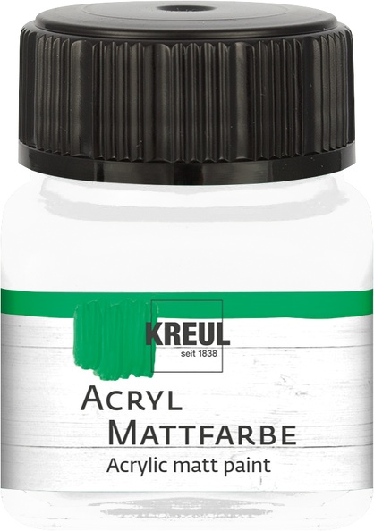 Acryl-Mattfarbe (20ml) - Weiß