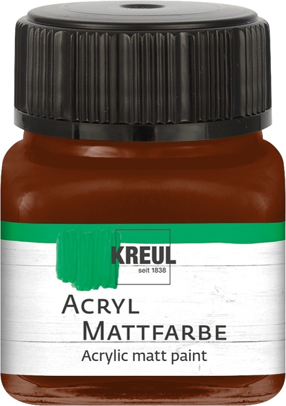 Acryl-Mattfarbe (20ml) - Schokobraun
