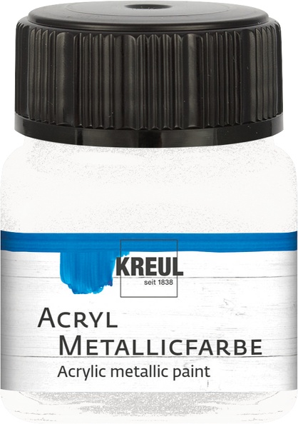 KREUL Acryl Metallicfarbe Perlmutt-Weiß Gl. 20ml