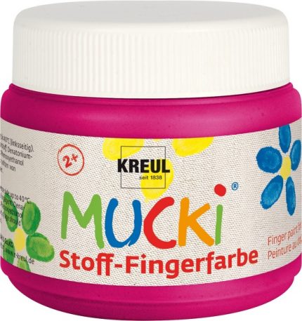 MUCKI Stoff-Fingerfarbe Pink 150 ml