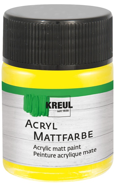 Acryl-Mattfarbe (50ml) - Gelb