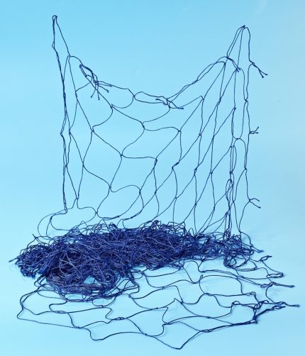 Fischernetz, 1 x 1 m, blau